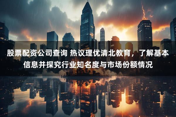 股票配资公司查询 热议理优清北教育，了解基本信息并探究行业知名度与市场份额情况